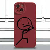 Silikonski ovitek Stickman za iPhone 12 Pro