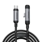 Joyroom Kotni USB-C kabel 60 W, 1,2 m – črn