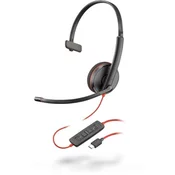Plantronics BLACKWIRE,C3210 USB-A,SINGLE UNIT (209744-22)