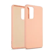 shumee Silikonski ovitek Beline za Samsung Galaxy S21 Ultra, roza