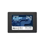 PATRIOT SSD 2.5 SATA3 6Gb/s 240GB Burst Elite 450MBs/320MBs PBE240GS25SSDR