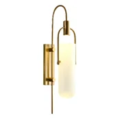 Balde - LED stenska svetilka 65 cm zlata kovina + steklo