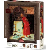Art puzzle Sestavljanka z okvirjem in lepilom 3v1 Turtle Trainer 1000 kosov
