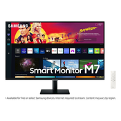 SAMSUNG monitor S32BM700UP, 32, VA, 16:9, 3840x2160, 2xHDMI, USB-C, SMART