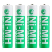 DELTACO Ultimate Ni-Mh Punjive Baterije AAA, 1000mAh, Pakiranje od 4 Komada