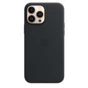 Apple iPhone 13 Pro Leder ovitek , Črna MM1H3ZM/A mit MagSafe, Mitternacht