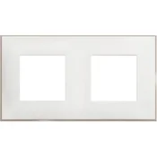 CLASSIA DEKORATIVNI OKVIR 2+2M 71mm DVOJNI BELI MAT R4802M2WS
