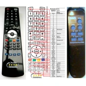 General NAD 5420, 5425 - compatible General-branded remote control