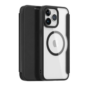 DUX DUCIS Skin X Pro – MagSafe združljiv ovitek na preklop za Apple iPhone 15 Pro Max črn