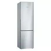 Bosch KGV39VLEAS Kombinovani frižider, 343 l, Sivi