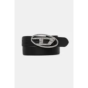 Usnjen pas Diesel OVAL D LOGO B-1DR STRASS