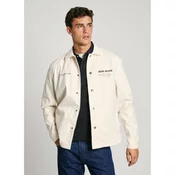 Pepe Jeans za moške. PM308811 Sann majica s kratkimi rokavi bela (M), Priložnostno, Bombaž, Dolg rokav, Trajnostni