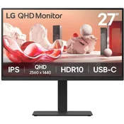 shumee LG 27BA75QB-B 27 IPS/2560x1440/16:9/280cd/HDMI, DisplayPort, izhod za slušalke