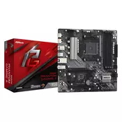Asrock B550M Phantom Gaming 4 AMD B550 Priključnice AM4 Mikro ATX