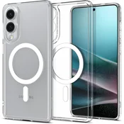 OVITEK SPIGEN ULTRA HYBRID MAG MAGSAFE GALAXY S25 EDGE CLEAR/WHITE