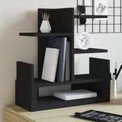 Organizator za stol crni 49 x 20 x 52,5 cm konstruirano drvo