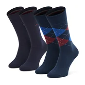 Dolge nogavice Tommy Hilfiger 100001495 Mornarsko modra