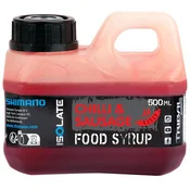 Shimano ISOLATE Food Syrup Attractant 500ml Chili klobasa