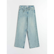 Sinsay - Wide leg farmerke - tirkizno