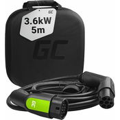GREENCELL polnilni kabel za el. vozila TIP 2 3,6kW 16A 5m