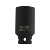 YATO  1/2 nastavek za udarce šesterokotno globoko 30 mm CrMo