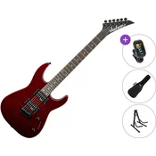 Jackson JS12 Dinky AH SET Metallic Red Elektricna gitara