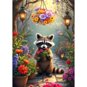 Alipson Puzzle - Puzzle Skrivnostni vrt Raccoons Secret Garden - 500 kosov