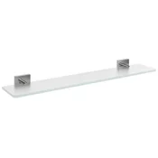 Steklena polica X-SQUARE 700 mm, krom/mrzlo steklo - Krom - 700x55x120 mm - Medeninasti - Sapho - X-SQUARE - 700 - Polica - 700 - 55 - 120 - 14