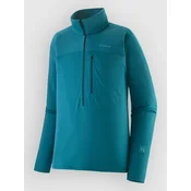 Patagonia R1 Ultralight 1/2 Half-Zip Sweater glacial blue