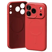 Mercury Mercury polsilikonski ovitek MagSafe za iPhone 17 Pro rdeče barve