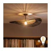 Brilagi - LED plafonski luster CERIA BOHO 1xE27/60W/230V precnik 80 cm crna/braon/crna