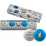 Volvik Vivid Disney Characters 4 Pack Golf loptice Donald Duck Plus Ball Marker White/Blue