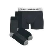 JACK & JONES Boksarice JACORDINARY mornarska/pegasto siva