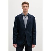 Michael Kors Suknjič CS5100TBEY Mornarsko modra Slim Fit
