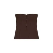 Bershka Top čokolada