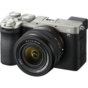 Fotoaparat bez zrcala Sony - A7C II, FE 28-60mm, f/4-5.6, Silver
