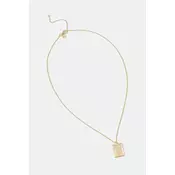 Pozlačena srebrna ogrlica Tom Wood Tarot Lovers Pendant Gold