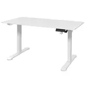 Homestar Višinasto nastavljiva pisalna miza 140x70 cm bela