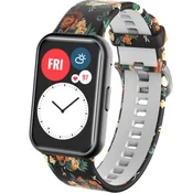 GS Gladek pašček za Huawei Watch Fit, roza