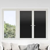 vidaXL Static filmski premaz za okno Črna 45 x 1000 cm PVC