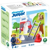 PLAYMOBIL 72088 - JUNIOR - gasilska sestavljanka - 1 k.