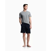 Emporio Armani za moške. EM000400_AF10776 Pižama Endurance sive barve (XL), Domača oblačila, Siva, Bombaž, Kratek rokav