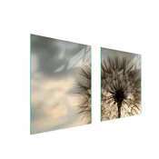 shumee STEKLENA ZAŠČITNA PLOŠČA ZA ŠTEDILNIK 85x52 FLOWER