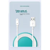 Kovol Zamenska narukvica za pametni sat + Kabl za punjenje pametnog sata za Huawei Band, Bela