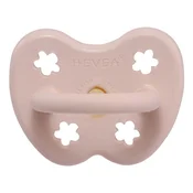 Hevea okrugla cucla od prirodne gume (0-3 mes) Puder roza
