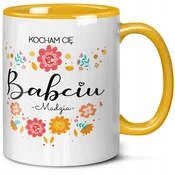 shumee DARILO V SKODELICI ZA DAN BABIČEV IN DEDIN STARŠEV LJUBIM TE, BABICA + TVOJE IME