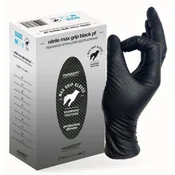 ROKAVICE IZ OJAČANEGA NITRILNEGA MEHANIZMA MAX GRIP ČRNE VELIKOST XXL
