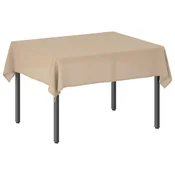 vidaXL Klobučevina za mizo Pravokotna Bež 140 x 160 cm