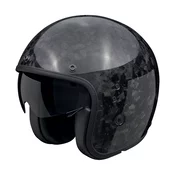 Otvorena motociklisticka kaciga Scorpion Belfast EVO ONYX CARBON SOLID crna