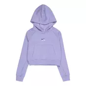 Nike G NSW AIR FT HOODIE, dječji pulover, ljubičasta DQ8932